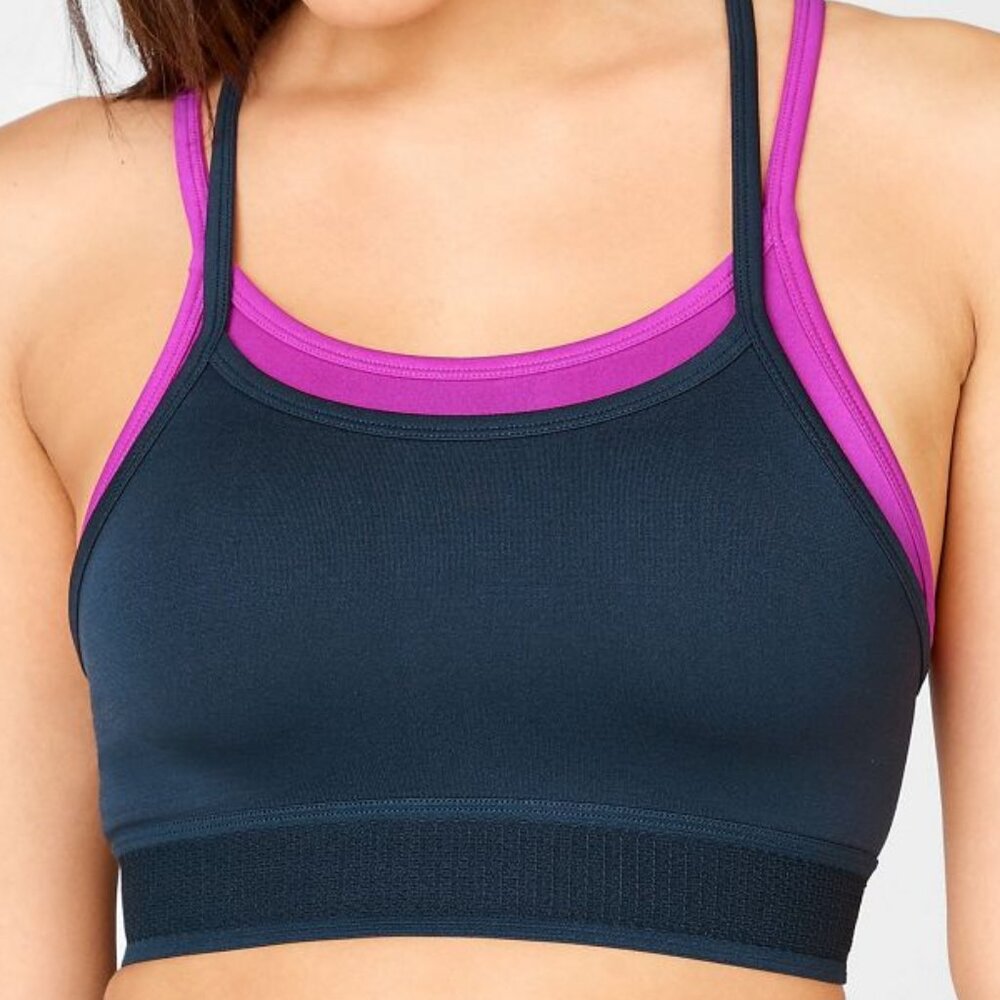 Fabletics Poppy Seamless Sports Bra -- Size Small